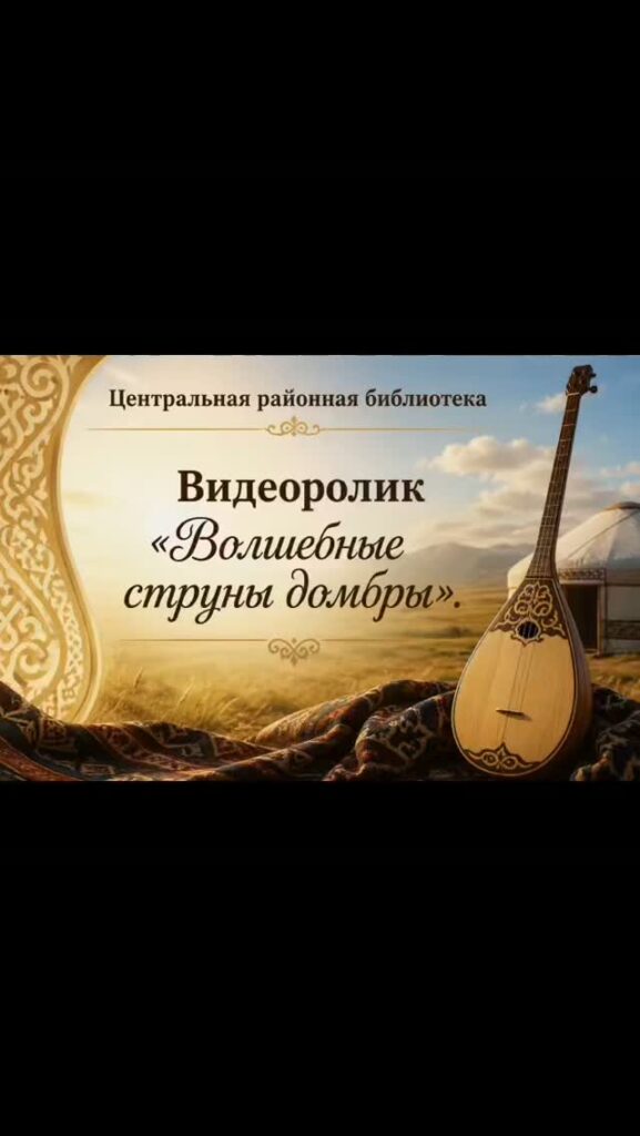 Домбра -душа казахского народа, символ богатой истории, культуры и духовного&hellip;